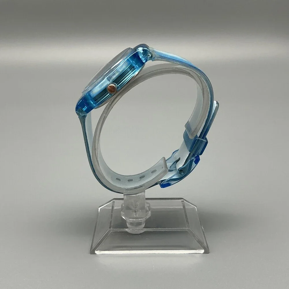 PierCarlo D'Alessio Orizzonte Womens Watch 34mm Translucent Blue New Battery